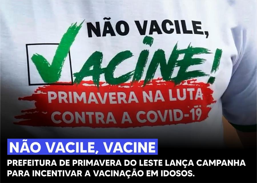 Prefeito Lo Bortolin lana campanha para reforar a importncia da vacinao; o objetivo  conscientizar os idosos