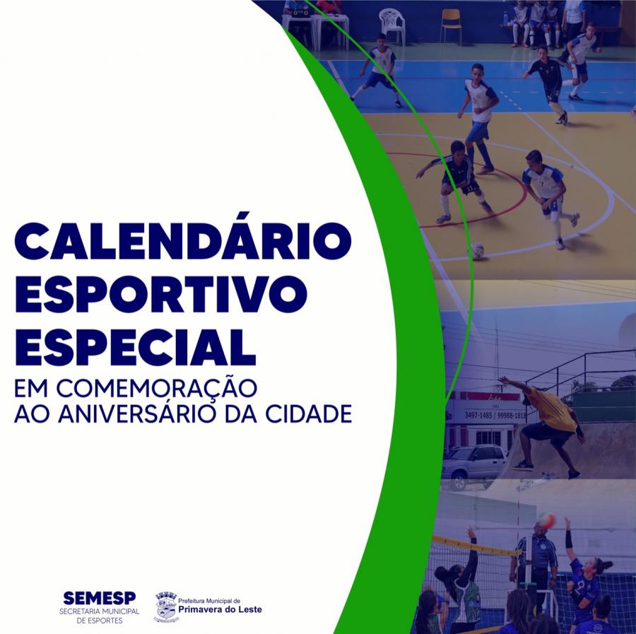 Prefeitura de Corrente divulga calendário esportivo para 2022