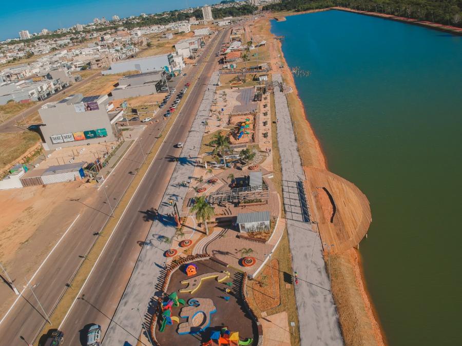 Orla do Lago Veredinha ganhará pavimentação e estacionamento