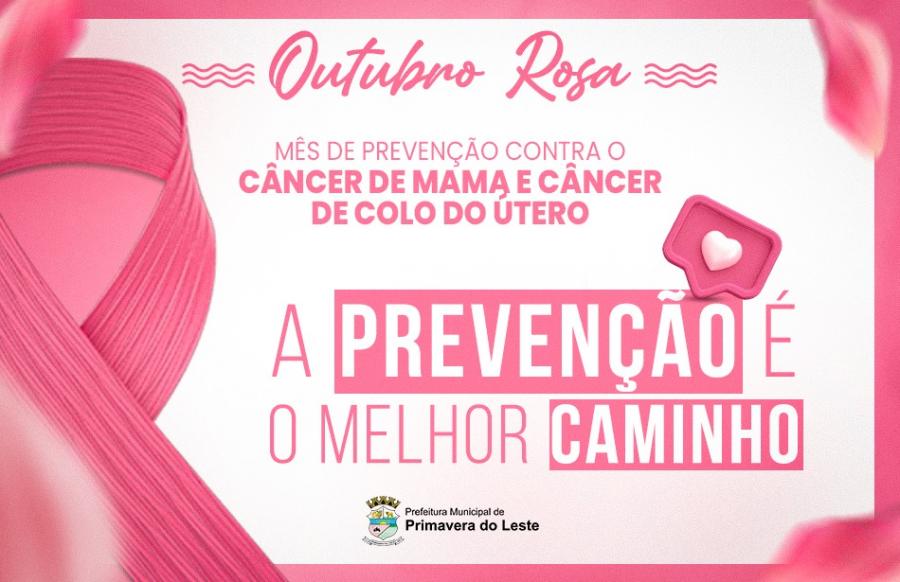 Imagem de Capa: Outubro Rosa: Secretaria de Sade intensifica oferta de consultas e exames em Primavera do Leste