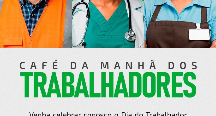Imagem de Capa: Sine realiza caf da manh em homenagem ao Dia do Trabalhador