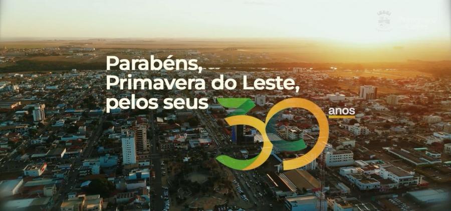 Imagem de Capa: Primavera do Leste celebra 39 anos de progresso, acolhimento e compromisso com o futuro