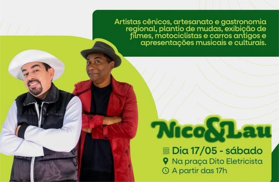 Secult realiza 7 Quero Mais Cultura com show dos humoristas Nico e Lau