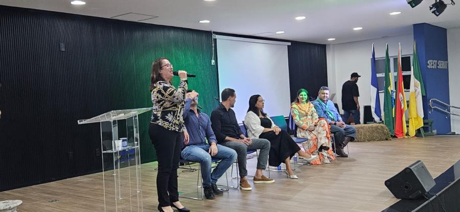 Imagem de Capa: Vice-prefeita participa de festival que homenageia a cultura gacha