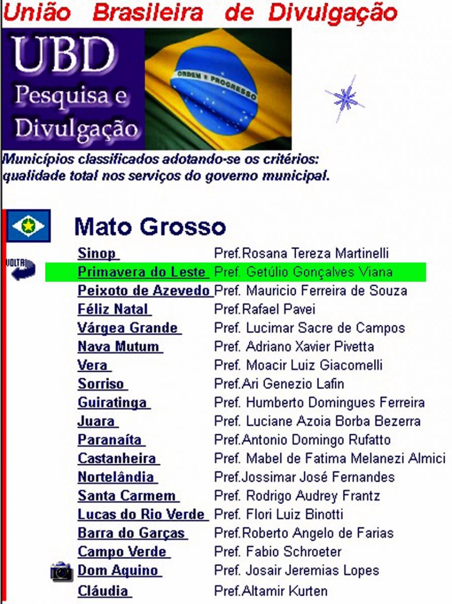 Prefeito Getlio Viana est entre os melhores do Brasil