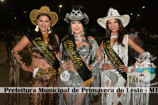 Escolha Rainha do Rodeio Prima Fest Show Rainha- Karine Felipe 1- Princesa Dhene Viriato 2- Princesa Teresa Ramos