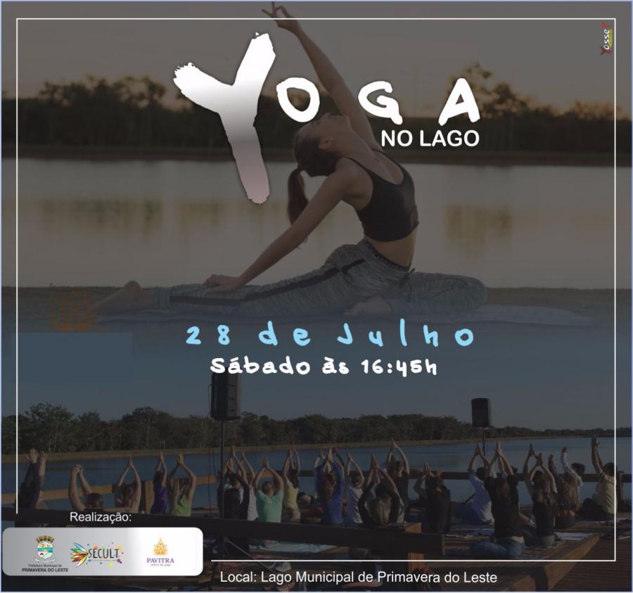 Yoga no Lago vai para a terceira edição neste sábado (28)