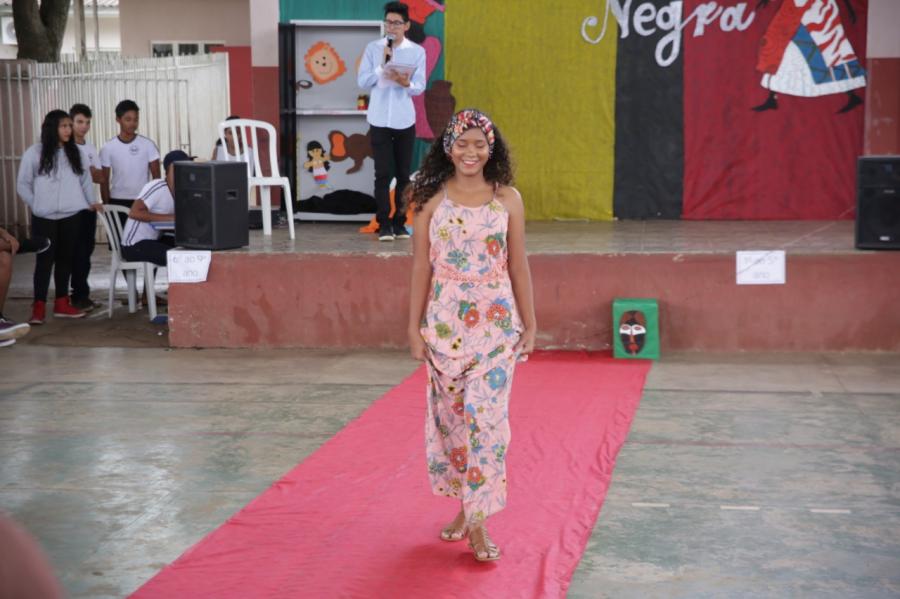 Concurso sobre a cultura negra  realizado em Escola Municipal