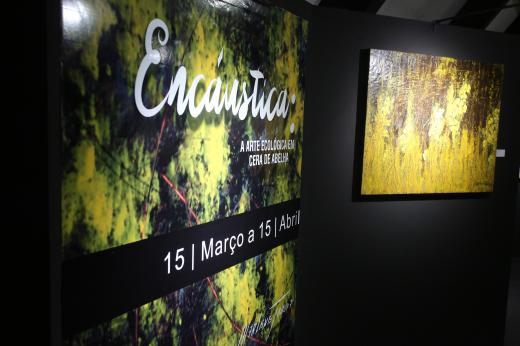 Encustica - Exposio com tcnicas de pintura milenar estreia no Salo das guas