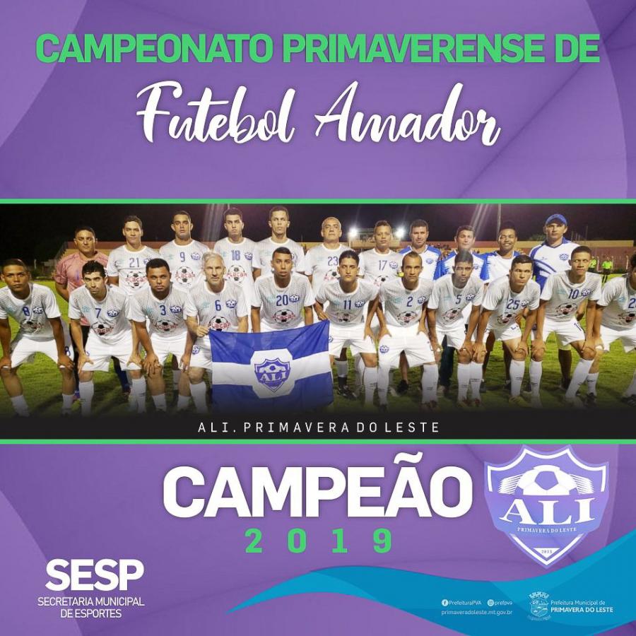 29 edio do Campeonato Primaverense de Futebol Amador premia os vencedores