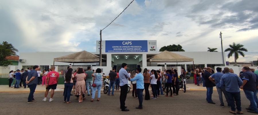 CAPS  inaugurado em Primavera do Leste 