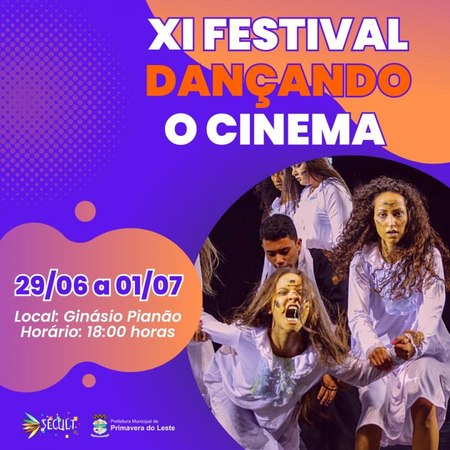 XI Festival Danando o Cinema comea nesta quinta (29)