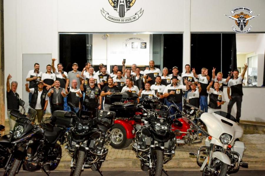 Moto Clube Cavaleiros Negros: a paixo pelas duas rodas une a comunidade primaverense