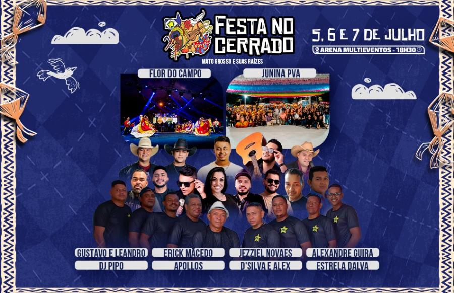 Enaltecendo a cultura mato-grossense, Festa no Cerrado comea hoje (5) na arena multieventos